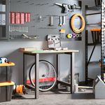 Casa si Gradina - Constructii - Scule de mana si unelte - Mese si bancuri de lucru - Banc de lucru 100x60x81,5 cm lemn masiv stejar, dreptunghiular - Infinity.ro