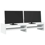 PC, gaming si accesorii - Desktop PC & monitoare - Accesorii monitoare - Suport monitor, alb, 100x27x20 cm, lemn prelucrat - Infinity.ro