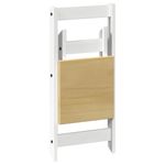 Casa si Gradina - Mobilier - Scaune si fotolii - Scaune - Scaune pliabile „Corona”, 4 buc, alb, lemn masiv pin - Infinity.ro