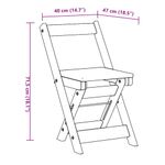 Casa si Gradina - Mobilier - Scaune si fotolii - Scaune - Scaune pliabile „Corona”, 4 buc, alb, lemn masiv pin - Infinity.ro