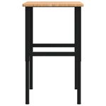 Casa si Gradina - Constructii - Scule de mana si unelte - Mese si bancuri de lucru - Banc lucru maro 100x60x(71,5-98)cm lemn masiv stejar dreptunghi, maro deschis și negru - Infinity.ro