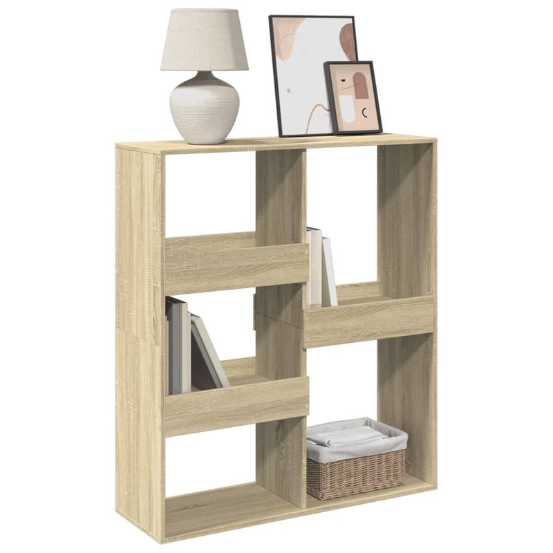 Casa si Gradina - Mobilier - Biblioteci si rafturi - Biblioteci - Biblioteca/Separator camera, stejar sonoma, 100x33x115 cm - Infinity.ro