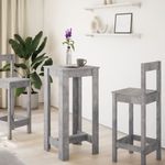 Casa si Gradina - Mobilier - Mese si birouri - Mese bucatarie si dining - Masa bar, gri beton, 51x50x103,5 cm, lemn prelucrat - Infinity.ro