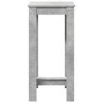 Casa si Gradina - Mobilier - Mese si birouri - Mese bucatarie si dining - Masa bar, gri beton, 51x50x103,5 cm, lemn prelucrat - Infinity.ro