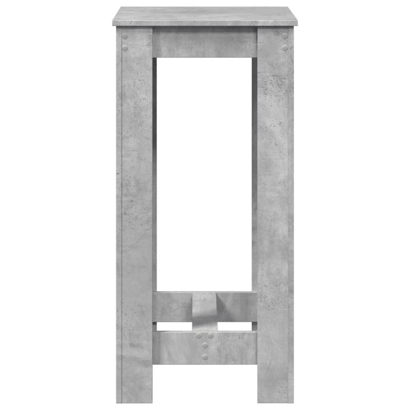 Casa si Gradina - Mobilier - Mese si birouri - Mese bucatarie si dining - Masa bar, gri beton, 51x50x103,5 cm, lemn prelucrat - Infinity.ro