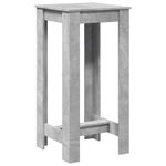Casa si Gradina - Mobilier - Mese si birouri - Mese bucatarie si dining - Masa bar, gri beton, 51x50x103,5 cm, lemn prelucrat - Infinity.ro