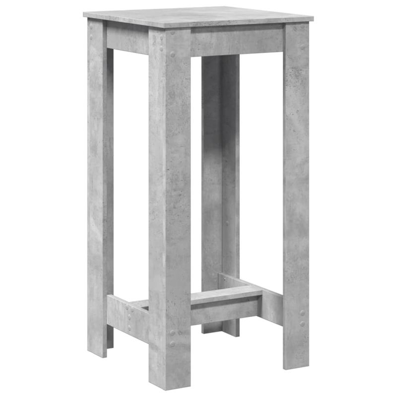 Casa si Gradina - Mobilier - Mese si birouri - Mese bucatarie si dining - Masa bar, gri beton, 51x50x103,5 cm, lemn prelucrat - Infinity.ro