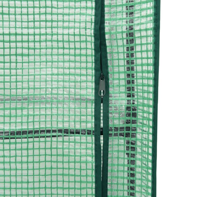 Casa si Gradina - Gradinarit si plante - Plante si ghivece - Ghivece si suporturi - Strat inaltat cu husa și roti, aspect ratan, 80x50x182 cm, gri albastru - Infinity.ro