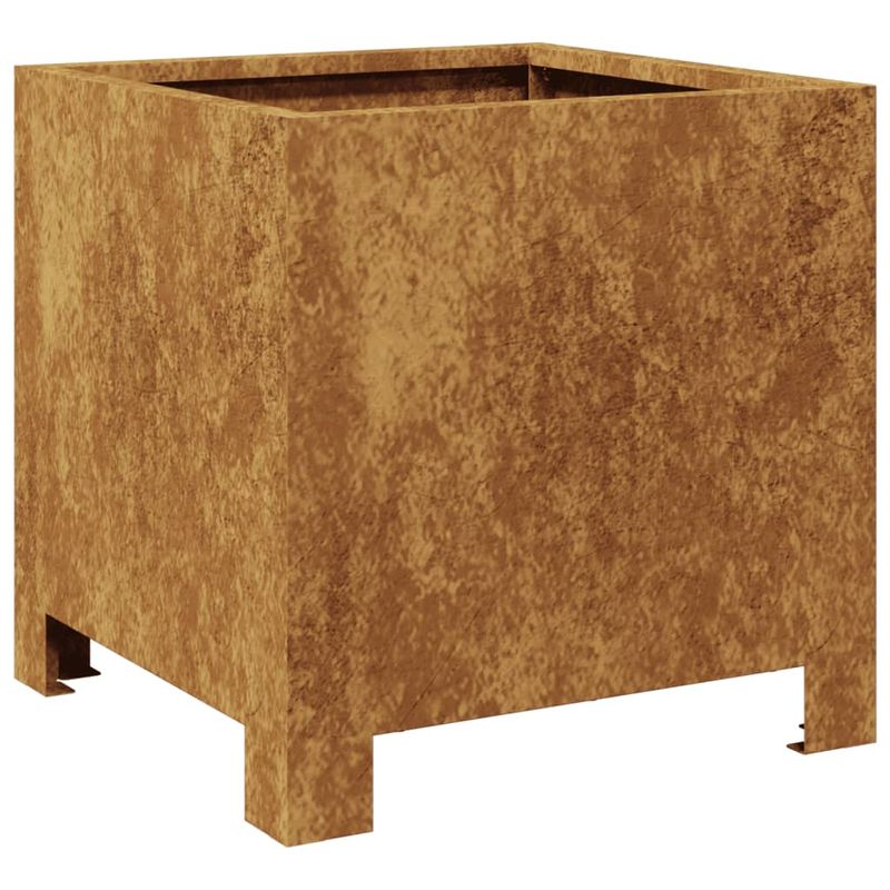 Casa si Gradina - Gradinarit si plante - Plante si ghivece - Ghivece si suporturi - Jardiniere gradina, 2 buc., 30x30x30 cm, otel corten - Infinity.ro