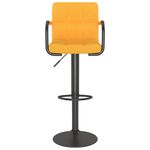 Casa si Gradina - Mobilier - Scaune si fotolii - Scaune - Scaune de bar, 2 buc., galben mustar, material textil - Infinity.ro
