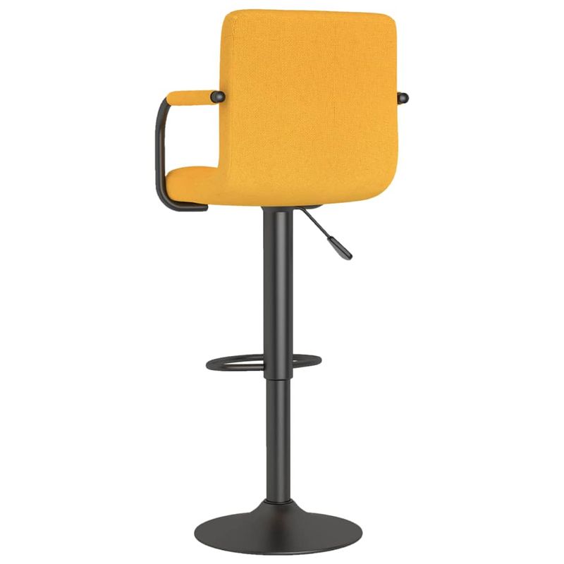 Casa si Gradina - Mobilier - Scaune si fotolii - Scaune - Scaune de bar, 2 buc., galben mustar, material textil - Infinity.ro