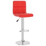 Casa si Gradina - Mobilier - Scaune si fotolii - Scaune - Scaun de bar, rosu, piele ecologica - Infinity.ro