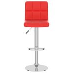 Casa si Gradina - Mobilier - Scaune si fotolii - Scaune - Scaun de bar, rosu, piele ecologica - Infinity.ro