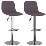 Casa si Gradina - Mobilier - Scaune si fotolii - Scaune - Scaune de bar, 2 buc., gri taupe, material textil - Infinity.ro