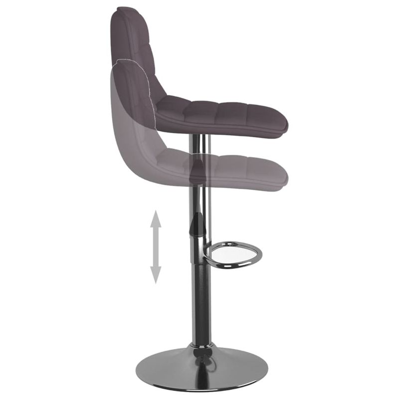 Casa si Gradina - Mobilier - Scaune si fotolii - Scaune - Scaune de bar, 2 buc., gri taupe, material textil - Infinity.ro