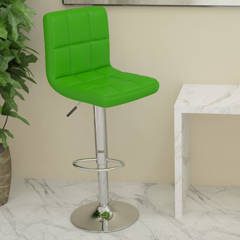 Casa si Gradina - Mobilier - Scaune si fotolii - Scaune - Scaun de bar, verde, piele ecologica - Infinity.ro