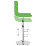 Casa si Gradina - Mobilier - Scaune si fotolii - Scaune - Scaun de bar, verde, piele ecologica - Infinity.ro
