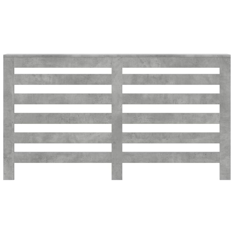 Casa si Gradina/Termice/Calorifere si accesorii/Accesorii calorifere - Masca pentru calorifer, gri beton, 149x20x82 cm, lemn prelucrat - Infinity.ro