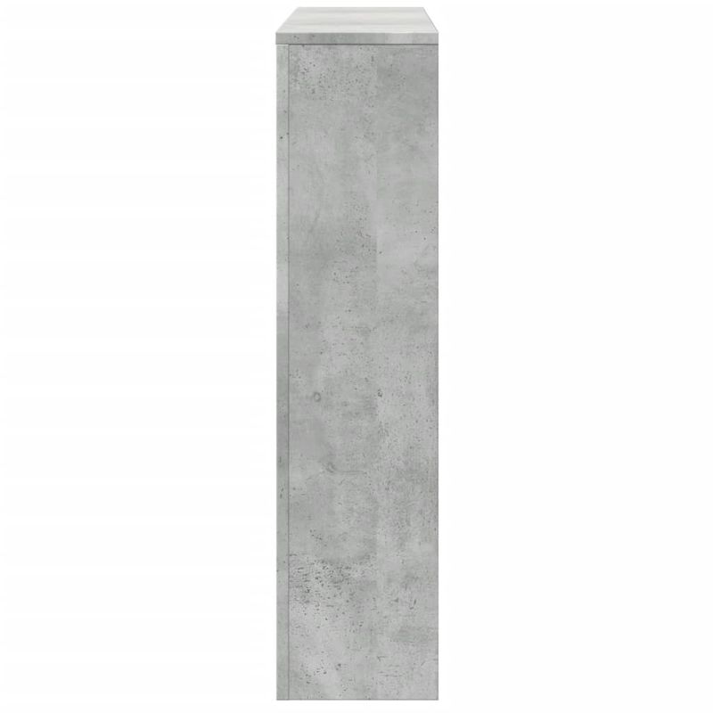 Casa si Gradina/Termice/Calorifere si accesorii/Accesorii calorifere - Masca pentru calorifer, gri beton, 149x20x82 cm, lemn prelucrat - Infinity.ro
