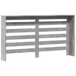 Casa si Gradina/Termice/Calorifere si accesorii/Accesorii calorifere - Masca pentru calorifer, gri beton, 149x20x82 cm, lemn prelucrat - Infinity.ro