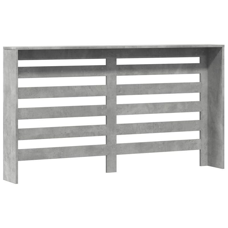 Casa si Gradina/Termice/Calorifere si accesorii/Accesorii calorifere - Masca pentru calorifer, gri beton, 149x20x82 cm, lemn prelucrat - Infinity.ro