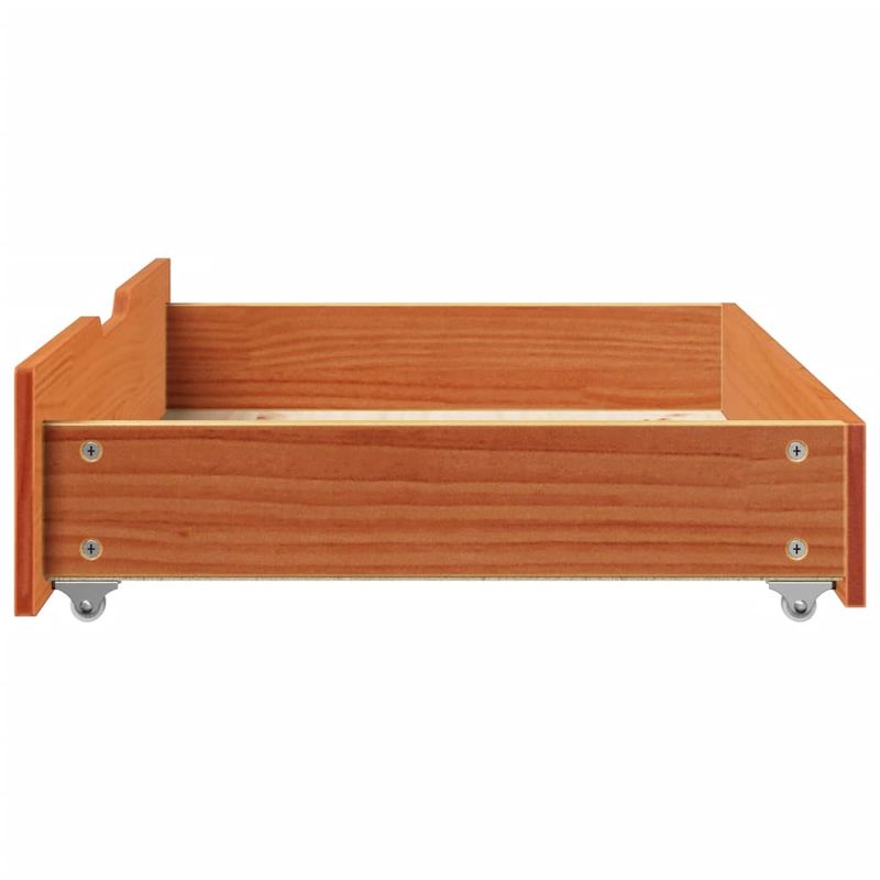 Casa si Gradina - Mobilier - Paturi si accesorii - Accesorii paturi - Sertare de pat 2 buc. 80x55x16 cm maro ceruit lemn masiv de pin - Infinity.ro