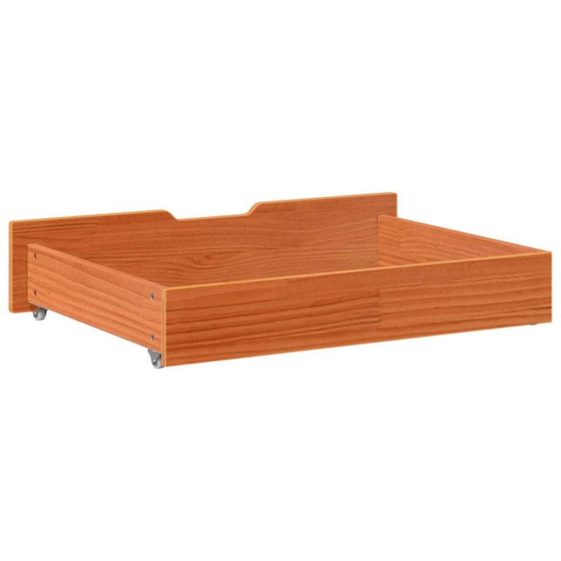 Casa si Gradina - Mobilier - Paturi si accesorii - Accesorii paturi - Sertare de pat 2 buc. 80x55x16 cm maro ceruit lemn masiv de pin - Infinity.ro