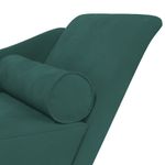 Casa si Gradina - Mobilier - Scaune si fotolii - Fotolii - Fotoliu sezlong cu perne, verde inchis, catifea - Infinity.ro