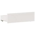 Casa si Gradina - Mobilier - Paturi si accesorii - Paturi - Cadru pat fara saltea/cu tablie, alb, 120x190cm, lemn masiv pin - Infinity.ro