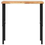 Casa si Gradina - Constructii - Scule de mana si unelte - Mese si bancuri de lucru - Banc lucru 100x60x(73-99,5) cm lemn masiv acacia dreptunghiular, maro închis și negru - Infinity.ro