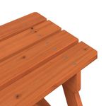 Casa si Gradina - Gradina si terasa - Mobilier exterior - Mese gradina - Masa de picnic pentru 4 copii, cu umbrela, lemn masiv brad - Infinity.ro