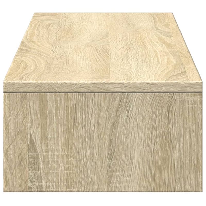 Laptop, Telefoane si Tablete - Laptopuri si accesorii - Accesorii Laptop - Standuri/Coolere notebook - Suport monitor cu sertare, stejar sonoma, 100x27x15 cm, lemn - Infinity.ro