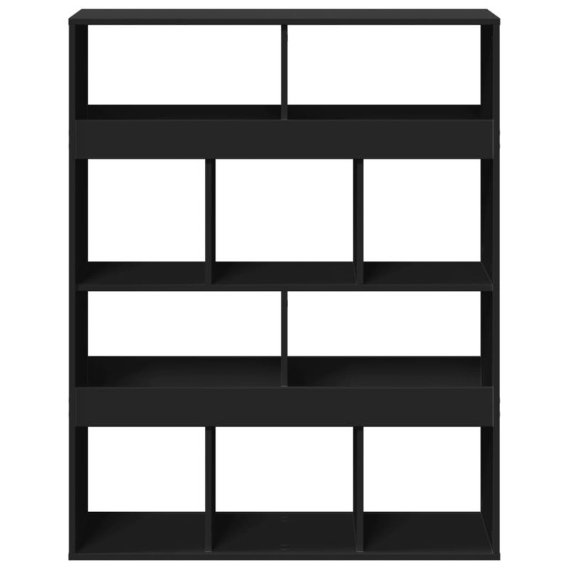 Casa si Gradina - Mobilier - Biblioteci si rafturi - Biblioteci - Separator de camera, negru, 100x33x125,5 cm, lemn prelucrat - Infinity.ro