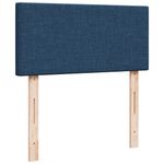 Casa si Gradina - Mobilier - Paturi si accesorii - Paturi - Pat box spring cu saltea, albastru, 80x200 cm, textil - Infinity.ro