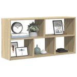 Casa si Gradina - Mobilier - Biblioteci si rafturi - Rafturi - Raft de perete, stejar sonoma, 100x25x50 cm, lemn prelucrat - Infinity.ro