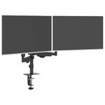 TV, Audio-Video si Foto - Accesorii TV si audio - Suporturi TV - Brat monitor dublu pentru ecran max. 27 inch VESA 75/100mm 20kg - Infinity.ro