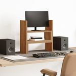 Laptop, Telefoane si Tablete - Laptopuri si accesorii - Accesorii Laptop - Standuri/Coolere notebook - Organizator birou stejar artizanal, 40x17x41 cm, lemn prelucrat - Infinity.ro