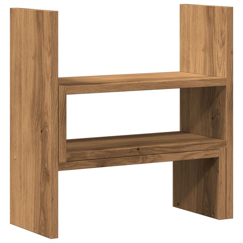 Laptop, Telefoane si Tablete - Laptopuri si accesorii - Accesorii Laptop - Standuri/Coolere notebook - Organizator birou stejar artizanal, 40x17x41 cm, lemn prelucrat - Infinity.ro