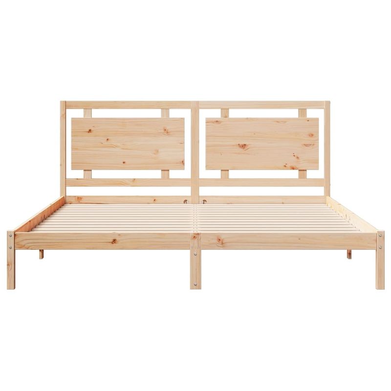 Casa si Gradina - Mobilier - Paturi si accesorii - Paturi - Cadru pat foarte lung fara saltea, 180x220 cm, lemn masiv - Infinity.ro