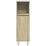 Casa si Gradina - Mobilier - Seturi de mobilier - Seturi baie - Set mobilier de baie, 3 piese, stejar sonoma, lemn prelucrat - Infinity.ro