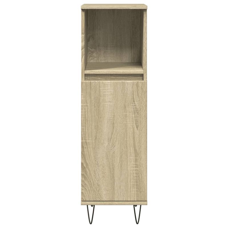 Casa si Gradina - Mobilier - Seturi de mobilier - Seturi baie - Set mobilier de baie, 3 piese, stejar sonoma, lemn prelucrat - Infinity.ro