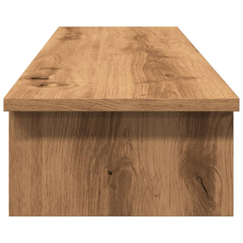 Laptop, Telefoane si Tablete - Laptopuri si accesorii - Accesorii Laptop - Standuri/Coolere notebook - Suport monitor, stejar, 100x27x15 cm, lemn prelucrat - Infinity.ro