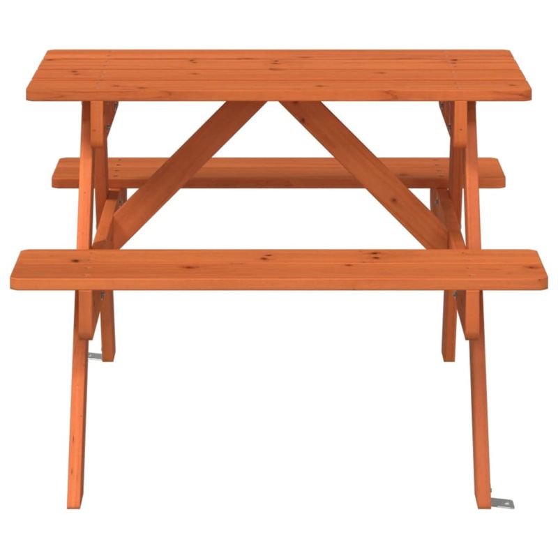 Casa si Gradina - Gradina si terasa - Mobilier exterior - Mese gradina - Masa picnic pentru 4 copii, orificiu umbrela, lemn masiv brad - Infinity.ro