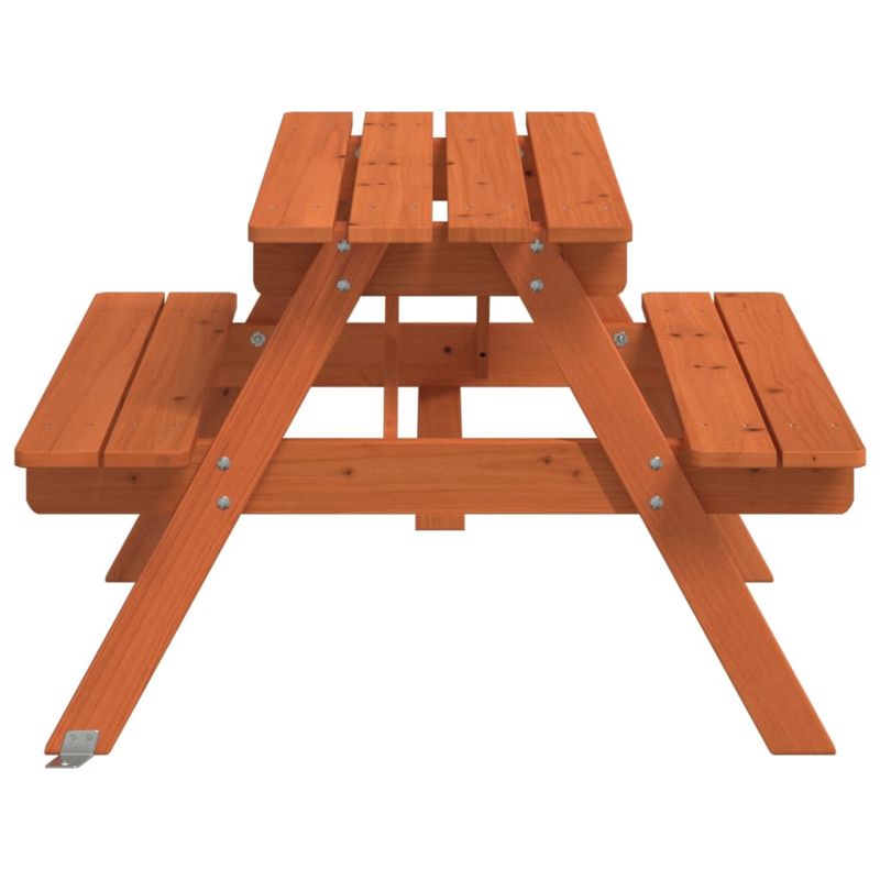Casa si Gradina - Gradina si terasa - Mobilier exterior - Mese gradina - Masa picnic pentru 4 copii, orificiu umbrela, lemn masiv brad - Infinity.ro