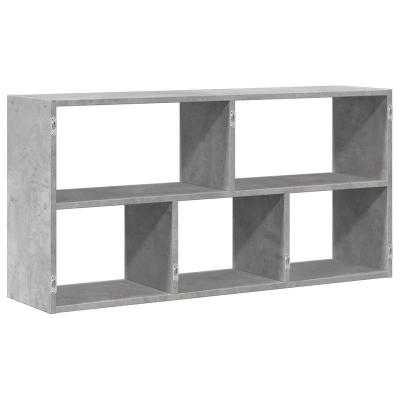 Casa si Gradina - Mobilier - Biblioteci si rafturi - Rafturi - Raft de perete, gri beton, 100x25x50 cm, lemn prelucrat - Infinity.ro
