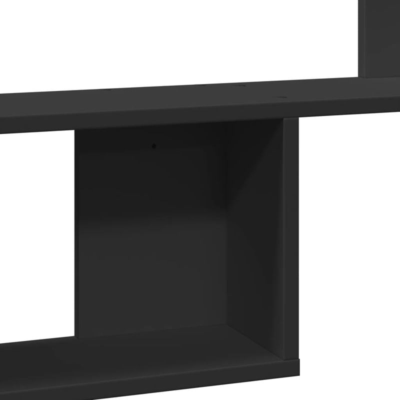 Casa si Gradina - Mobilier - Biblioteci si rafturi - Rafturi - Raft de perete, negru, 100x15x70 cm, lemn prelucrat - Infinity.ro