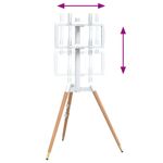 TV, Audio-Video si Foto - Accesorii TV si audio - Suporturi TV - Trepied TV pentru ecran de max. 37-65 inci VESA 400x400 mm 40kg, maro - Infinity.ro