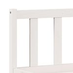 Casa si Gradina - Mobilier - Paturi si accesorii - Paturi - Cadru pat foarte lung fara saltea alb 180x210 cm lemn masiv pin - Infinity.ro