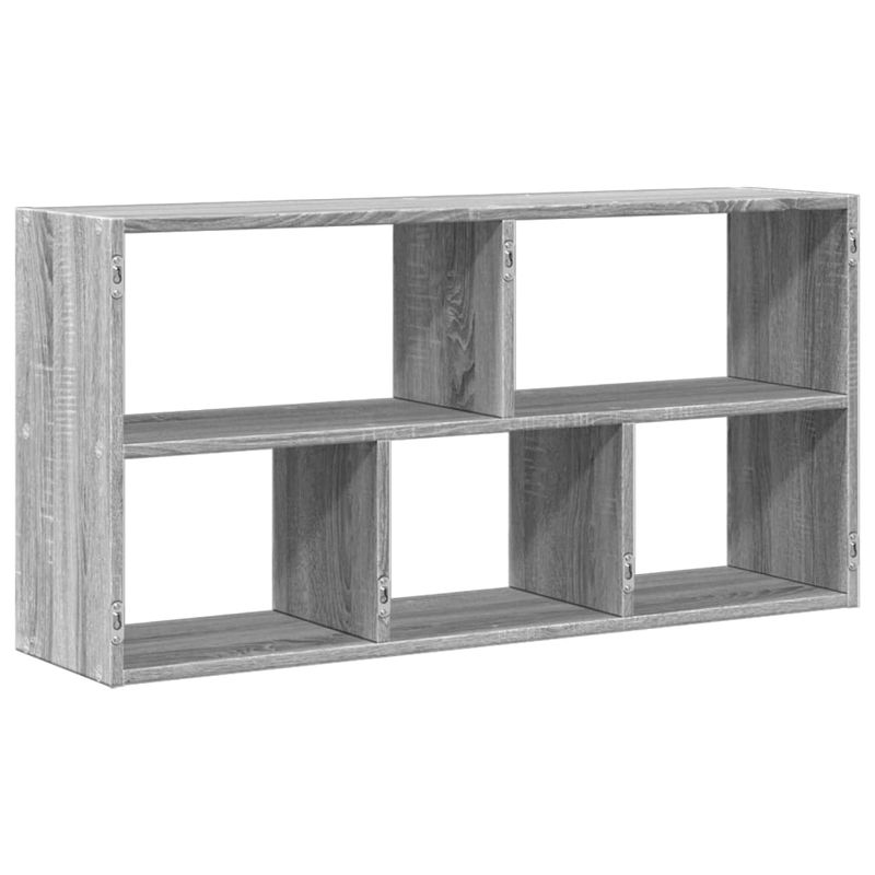Casa si Gradina - Mobilier - Biblioteci si rafturi - Rafturi - Raft de perete, gri sonoma, 100x25x50 cm, lemn prelucrat - Infinity.ro