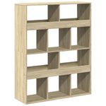 Casa si Gradina - Mobilier - Biblioteci si rafturi - Biblioteci - Separator camera, stejar sonom, 100x33x125,5 cm, lemn prelucrat - Infinity.ro